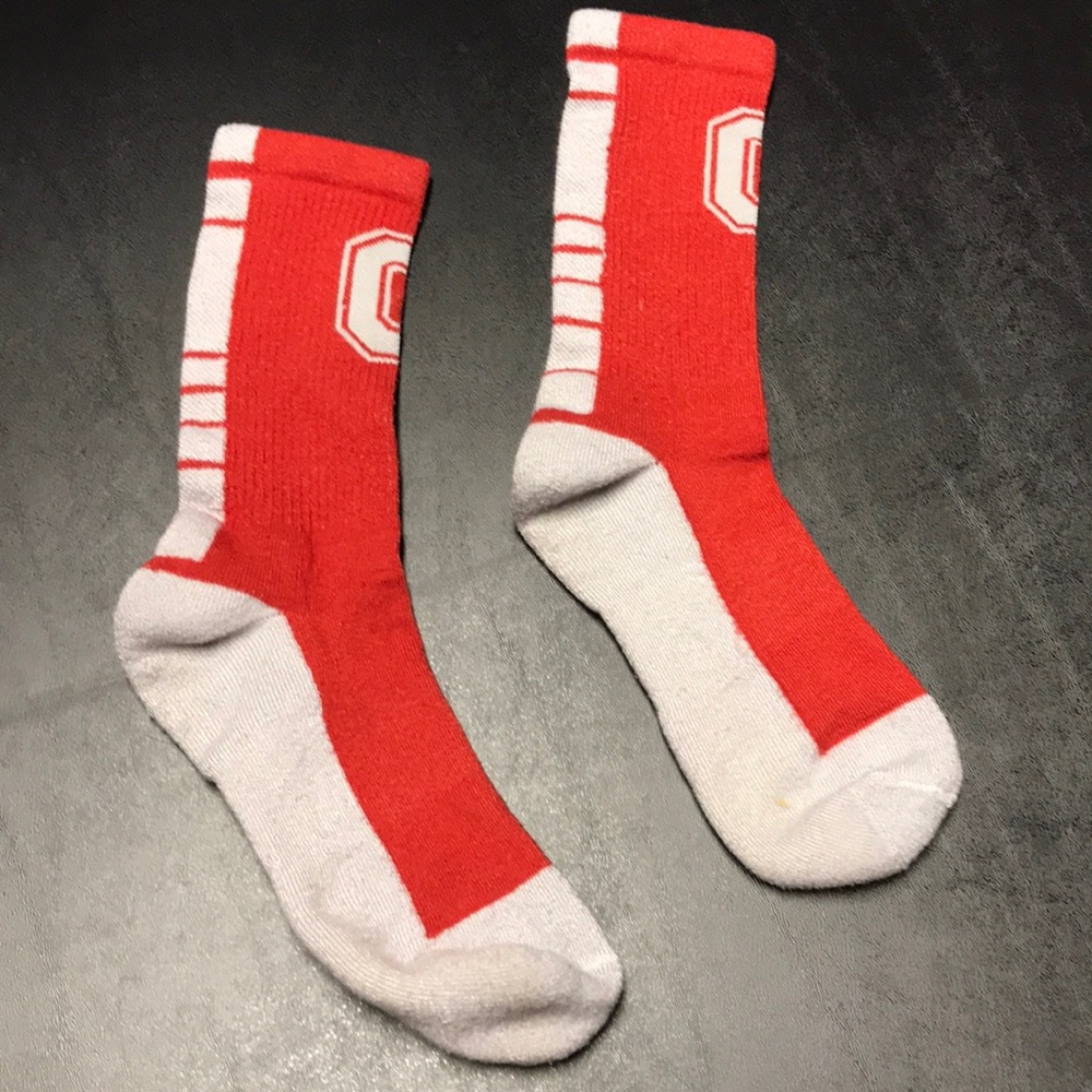 Boys Ohio state socks - fits big boy ?4-7